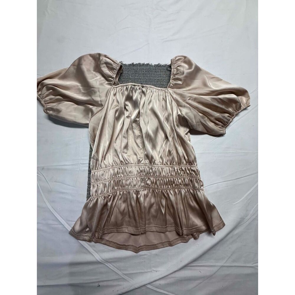Fifty Street Gold Women's Top Size Medium